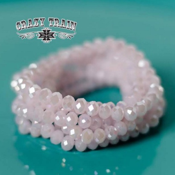Crazy Train Jewelry - Crazy Train Blush Pink Bracelet - Single Strand